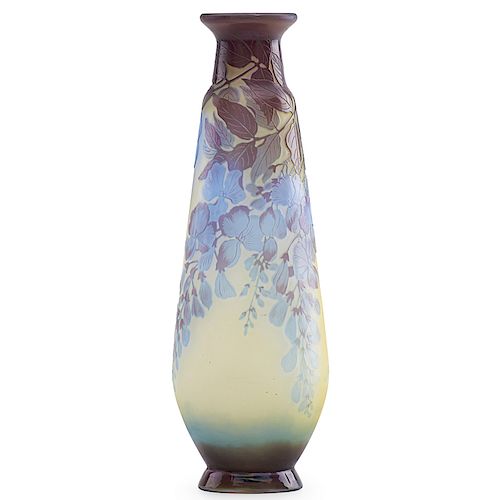 GALLE Cameo glass vase