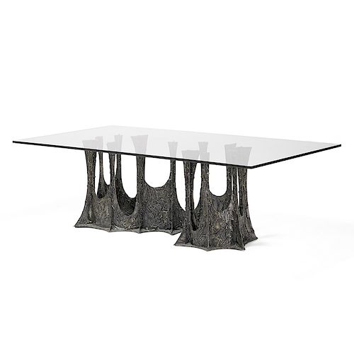 PAUL EVANS Sculpted Bronze dining table