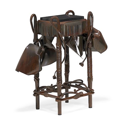 ALBERT PALEY Fine plant stand/side table