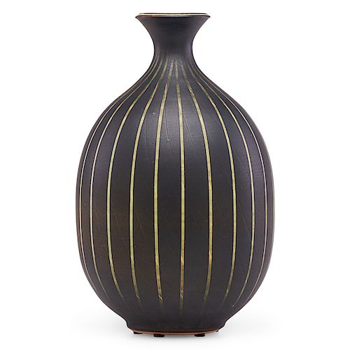 HARRISON McINTOSH Vase with stripes