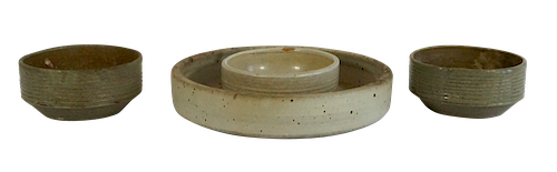 Stoneware Pottery, Four Items 