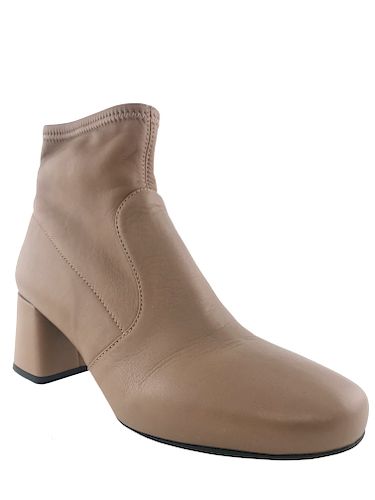 Prada Leather Side Zip Ankle Boots