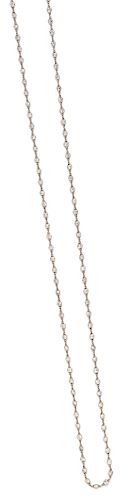 A Platinum and Diamond Longchain Necklace, 15.10 dwts.