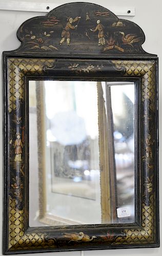 Chinoiserie mirror. 28" x 18 1/4"