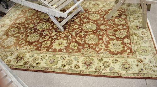 Oriental area rug, 5'6" x 8'6".