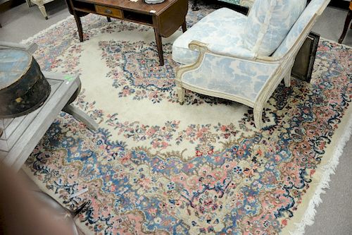 Kirman room size Oriental carpet. 8'2" x 9'8"