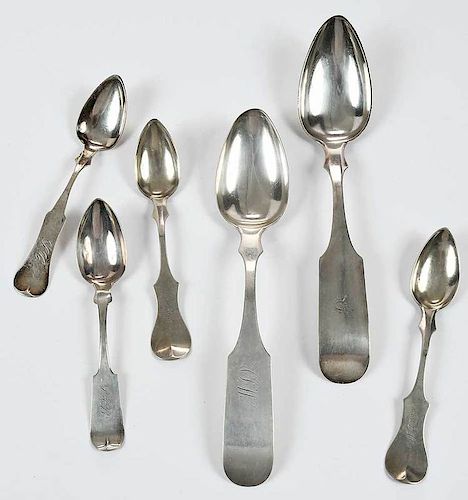 Ohio Coin Silver Spoons, Approx. 36 Pieces