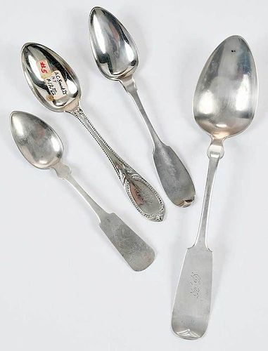 New York Coin Silver Spoons