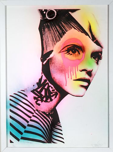 Dain "Twiggy" Street Art / Pop Art Lithograph