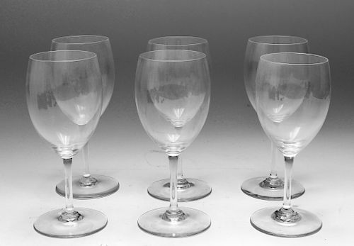 Baccarat Crystal "Romanee Conti" Wine Glasses, 6