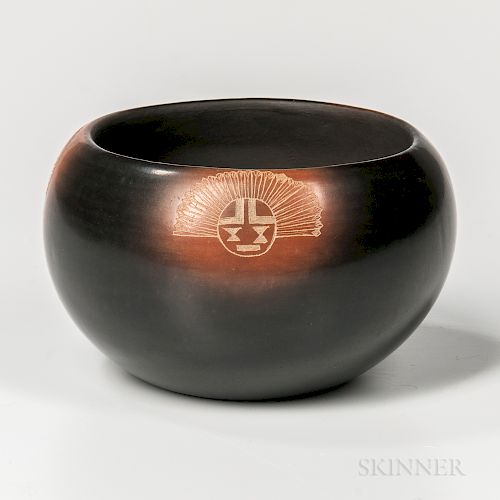 Contemporary Santa Clara Pottery Bowl