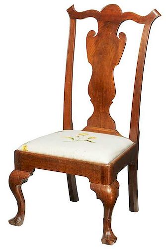 Pennsylvania Chippendale Walnut Slipper Chair