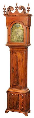 Fine Pennsylvania Chippendale Tall Case Clock