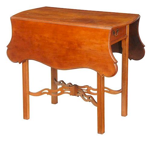 American Chippendale Cherry Pembroke Table