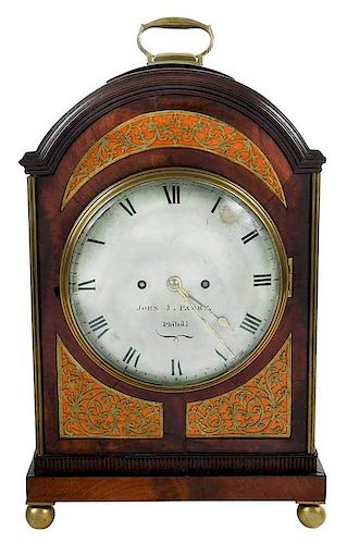 Federal John J. Parry Philadelphia Bracket Clock