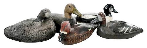 Five Assorted Duck Decoys