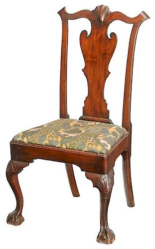 Pennsylvania Chippendale Shell Carved Side Chair