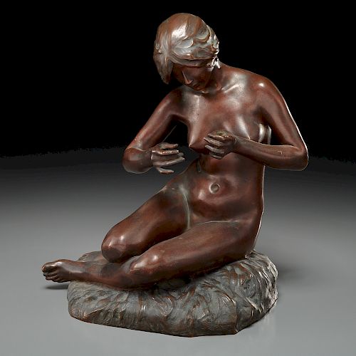 Alexandre Clerget, sculpture, c. 1900