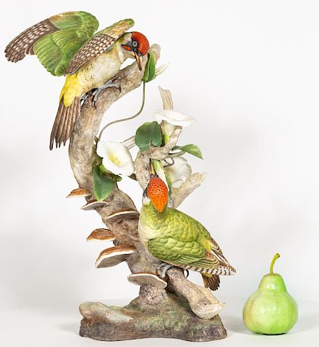 Boehm Green Woodpeckers Limited Edition Figures