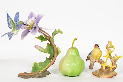 Boehm and Burgues Bird Figurines, 2 PCS