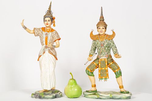 Two Connoisseur Figures, "Kohn" & "Thai Dancer"