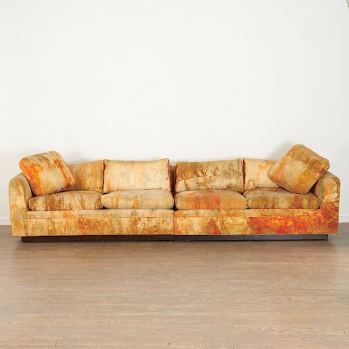 Tommi Parzinger, two piece sofa