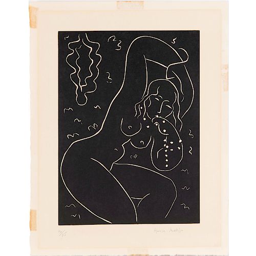 Henri Matisse, woodcut, 1940
