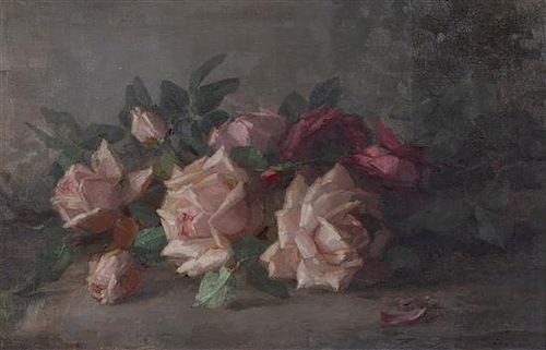 Anna Eliza Hardy, (American, 1839-1934), Still Life with Roses