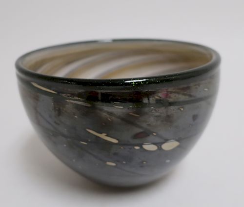 Kathleen Mulcahy Art Glass Bowl