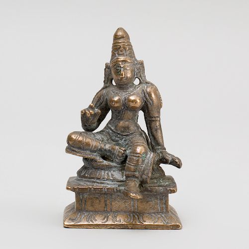 South India Bronze Goddess 