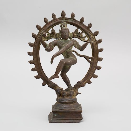 South India Bronze Figure of Shiva Nataraja, Tamil Nadu
