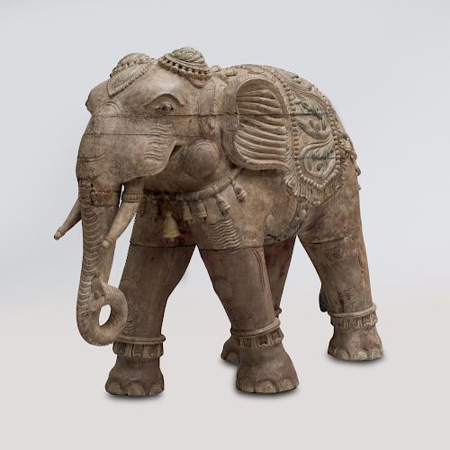 Indian Carved Hardwood Elephant