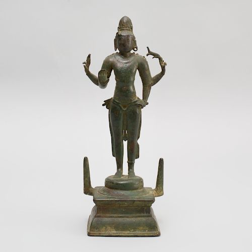 South India Bronze Figure of Shiva, Tamil Nadu