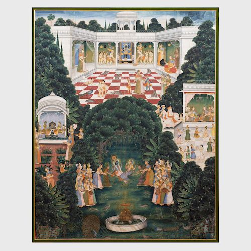 Indian Painted Pichhavai, Rajasthan, Nathdwara 