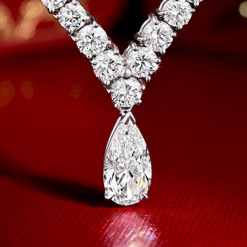 Cartier Diamond Riviere Necklace