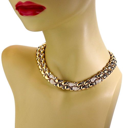 Chopard "Casmir" 1.27ct Diamond 18k Collar Necklace