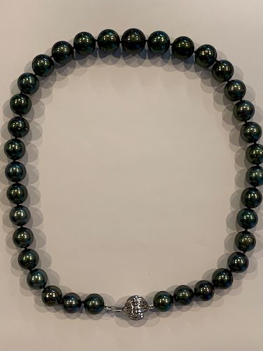 Tahitian South Sea Pearl Necklace 14K