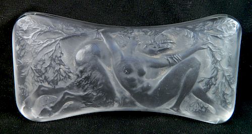 Lalique frosted glass buvard