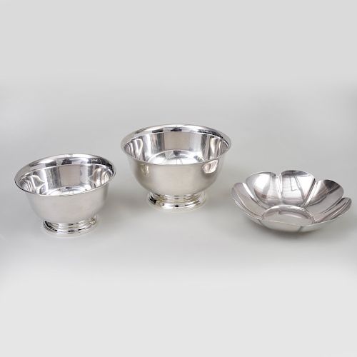 Three American Silver Bowls