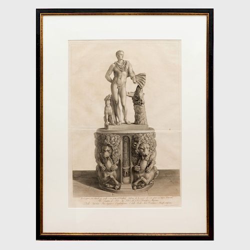 Francesco Piranesi (1750-1810): Meleager, From Classical Statues in Rome
