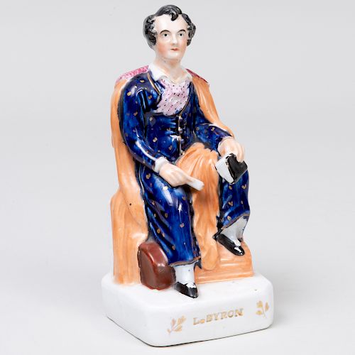 Staffordshire Pottrey 'Lord Byron' Figure