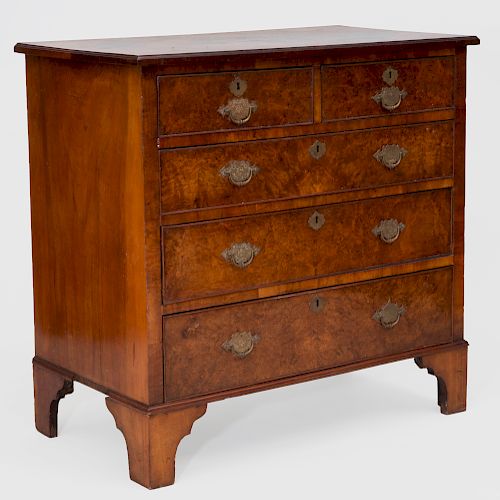 George I Style Walnut Chest of Drawers