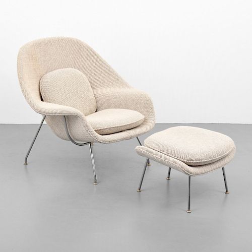 Eero Saarinen "Womb" Chair & Ottoman