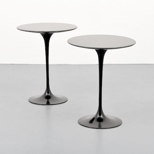 Pair of Eero Saarinen "Tulip" Occasional Tables