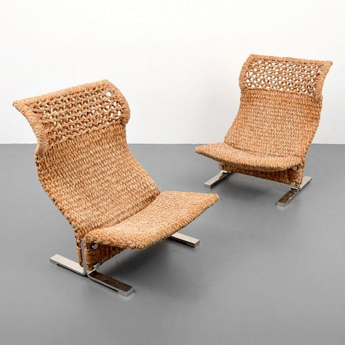 Pair of Marzio Cecchi Lounge Chairs