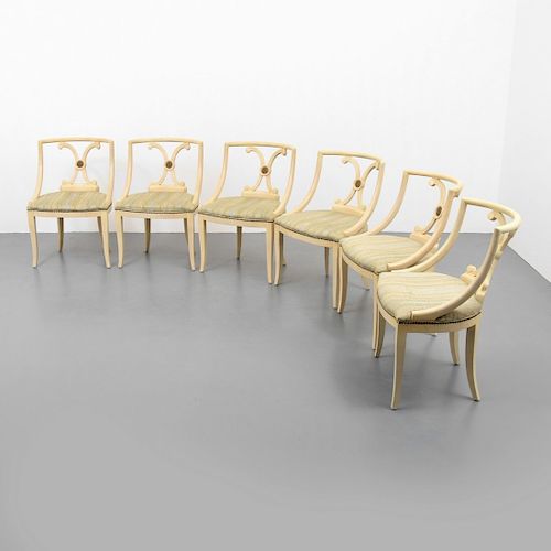 Renzo Rutilli Dining Chairs, Set of 6