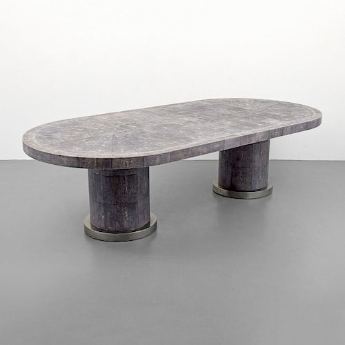 Monumental Ron Seff Shagreen Dining Table
