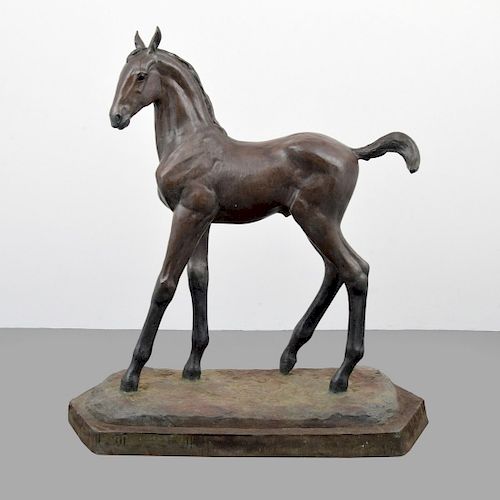 Life-Size Madeleine McAlpin Vanderpool Bronze Horse Sculpture