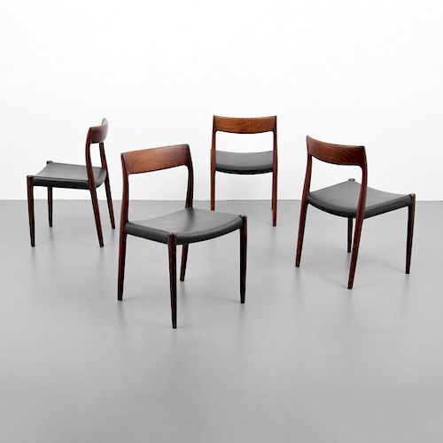 Niels Moller Dining Chairs, Set of 4