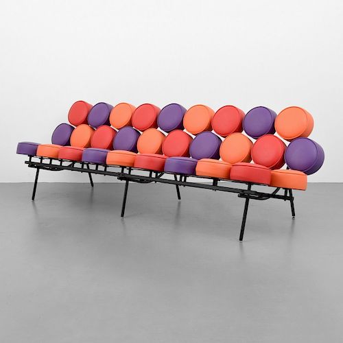 Large George Nelson "Marshmallow" Sofa (See Notation)